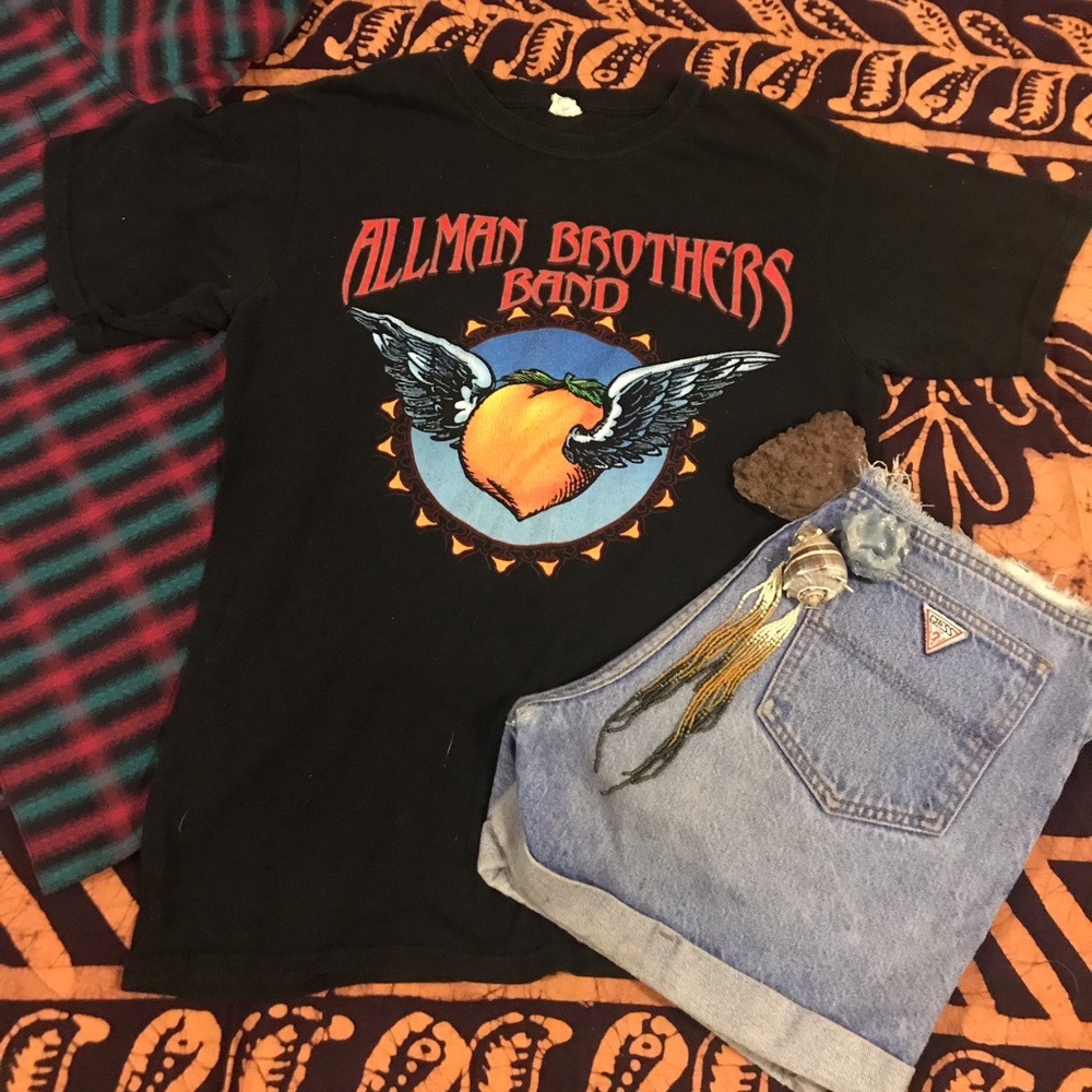 Allman Brothers Band black mushroom tee 🍑